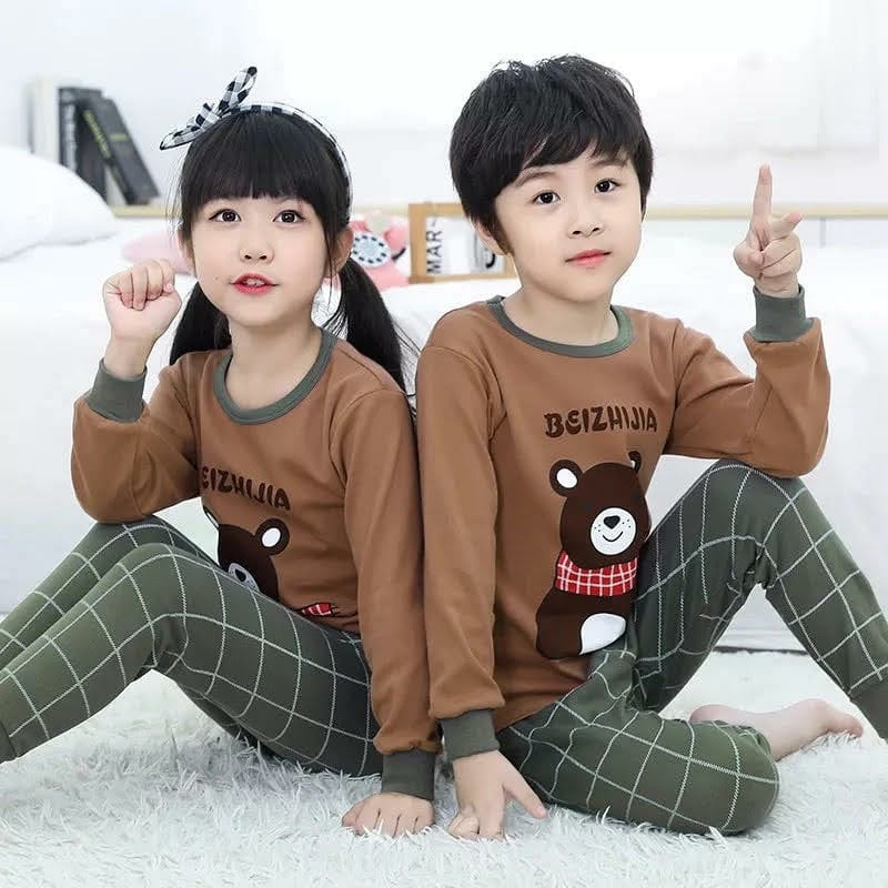 Cute Panda Printed Kids Wear (Each)