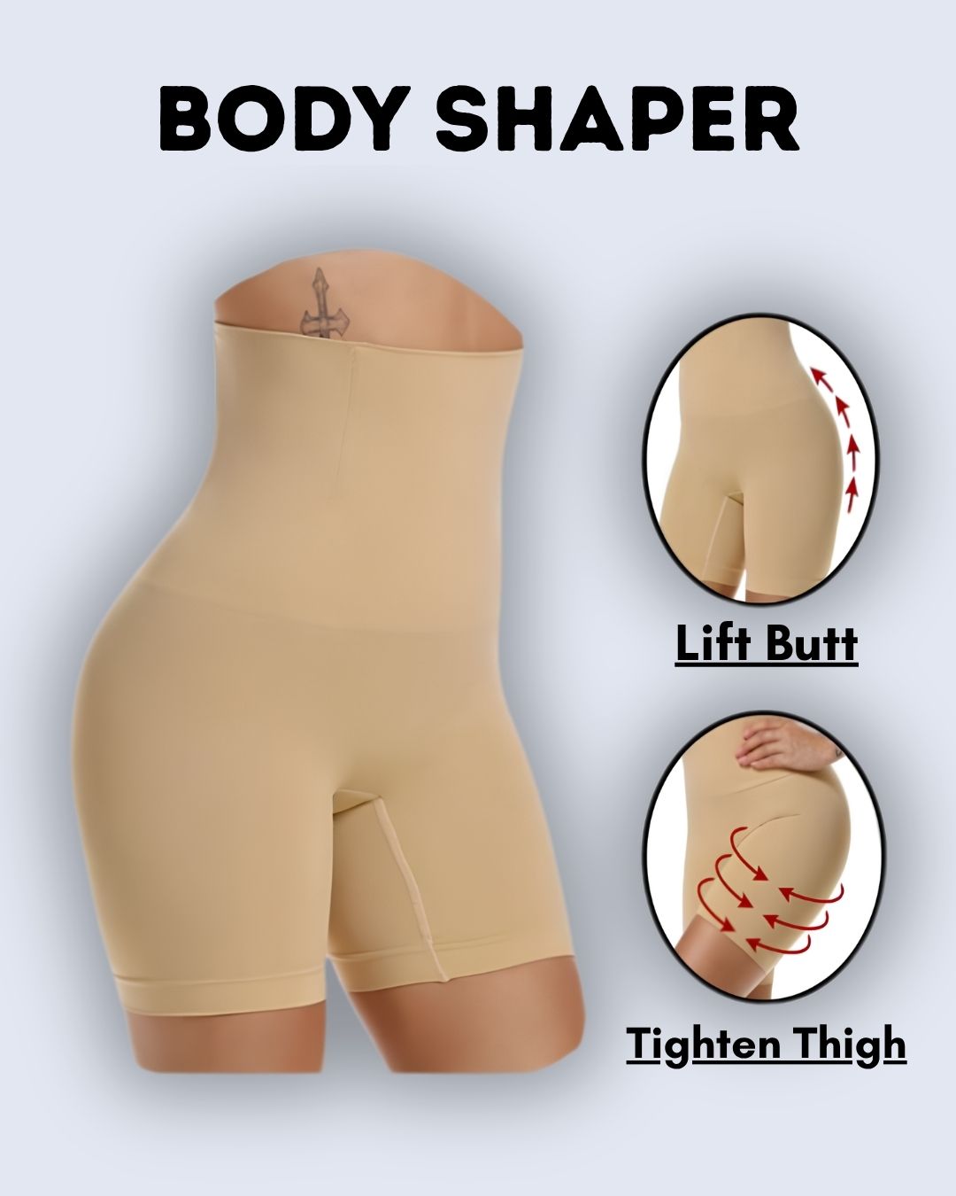 Half Body High-Waist Shaper For Women
